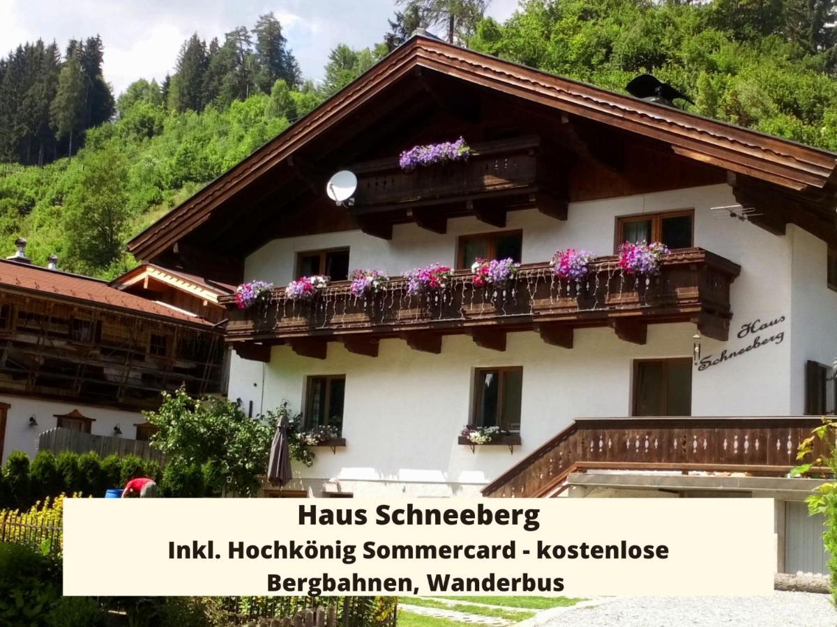 Haus Schneeberg Mit Hochkoenig Card Apartment Mühlbach Exterior photo